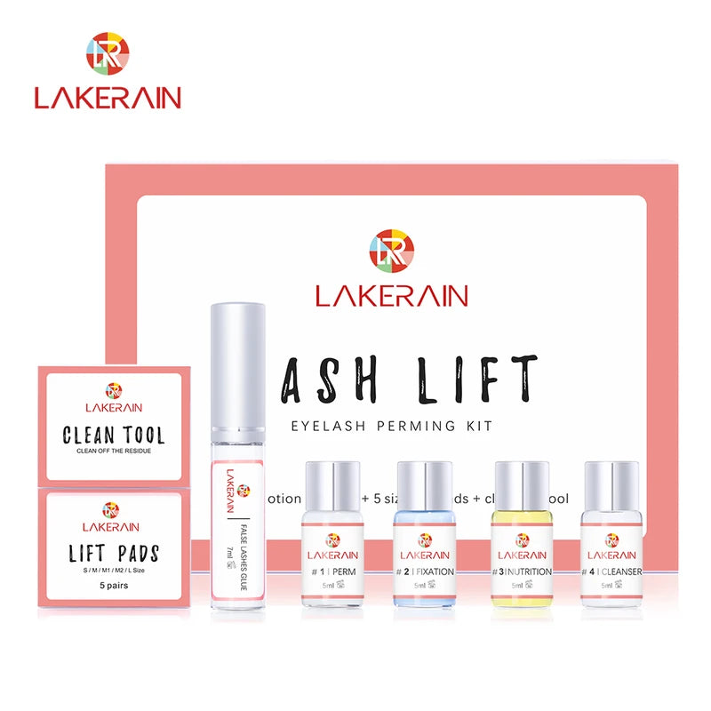 Eyelash Perming Kit for Lash Lift & Curling - Semi-Permanent Lash Enhancer