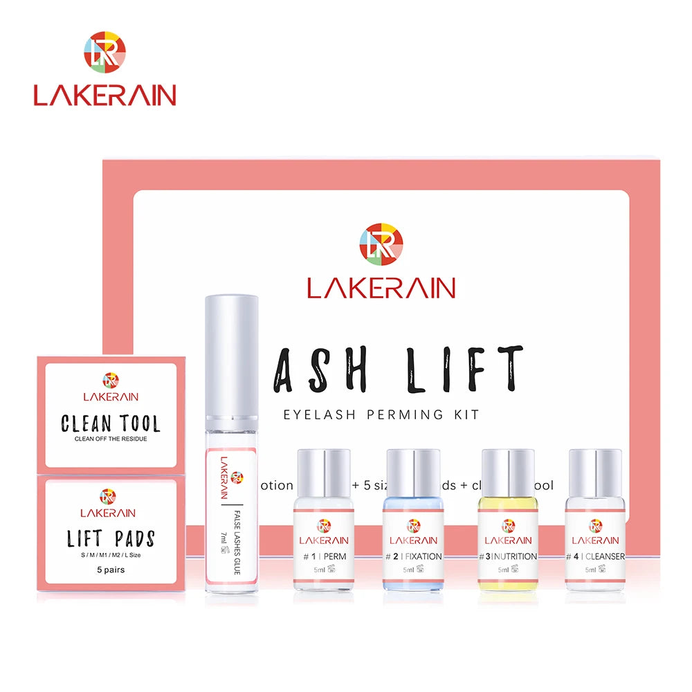 Eyelash Perming Kit for Lash Lift & Curling - Semi-Permanent Lash Enhancer