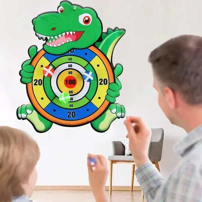 Sticky Ball Dartboard Indoor Outdoor Shooting Toy for Kids - Montessori Learning Game