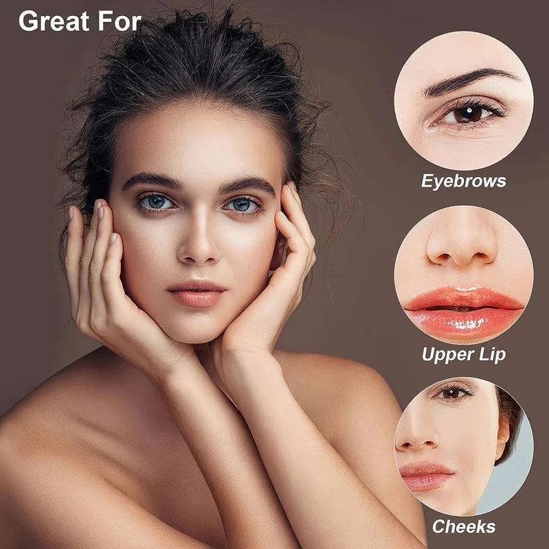 Soft Wax Kit for Precise Eyebrow Shaping Facial Hair Removal No Electricity Travel