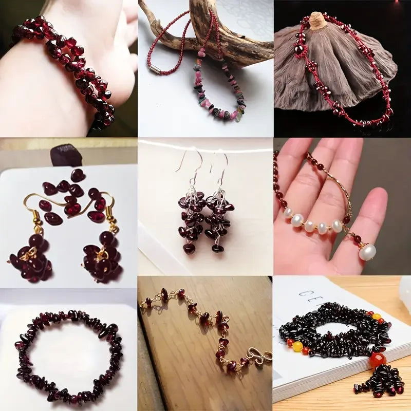 Natural Stone Irregular Amethyst Chips Beads for Jewelry Making - 16 Inch Loose Spacer Gravel