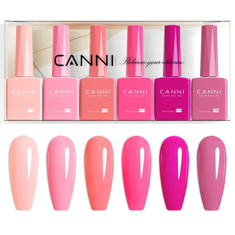 HEMA-Free Nail Gel Polish Kit - 9ml Color Set for UV & LED Manicure