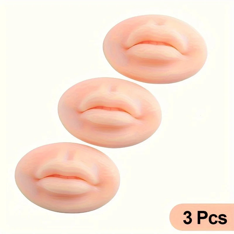Reusable Silicone Lip Practice Mold for Permanent Makeup and Microblading