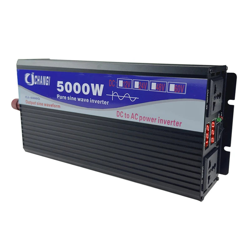 Pure Sine Wave Inverter 3000W 5000W DC to AC Converter for Solar RV Home