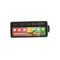 Mood Expression Pins Badge Gift for Men Women Enamel Brooch Social Power Energy