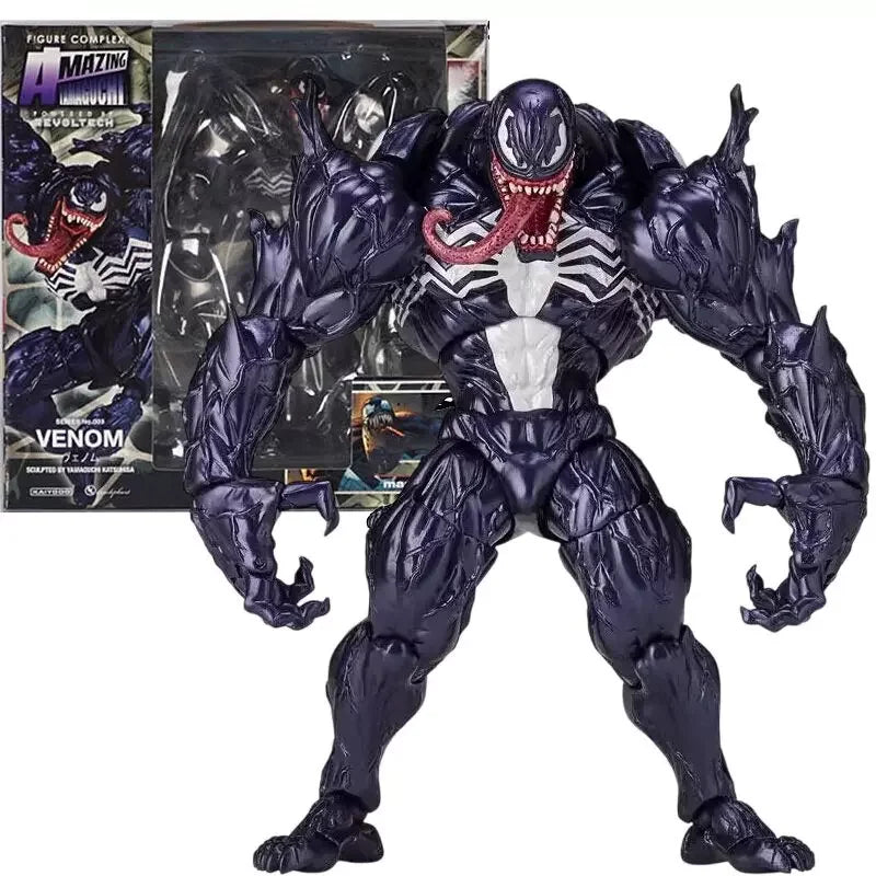 Venom Carnage Action Figure Collectible - Highly Articulated PVC Model with Accessories