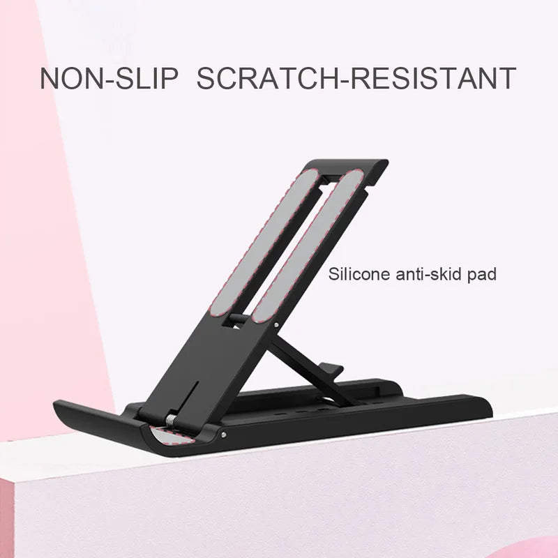 Foldable Mobile Phone Stand for iPad & Smartphone - Portable Desktop Holder