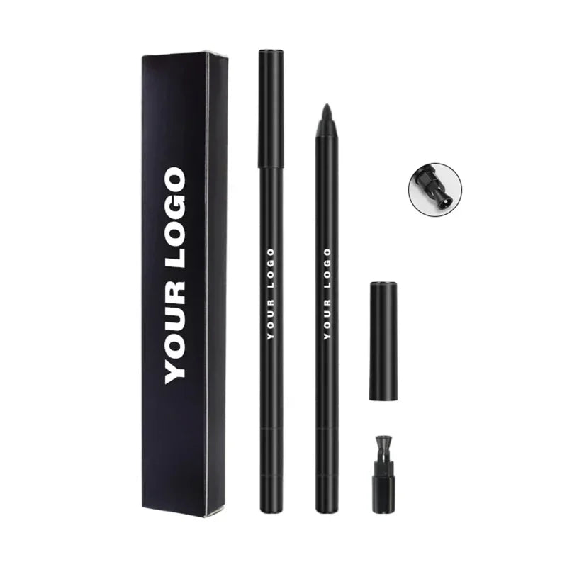 Waterproof Eyeliner Pen with Built-in Sharpener - Bulk 6.5g Makeup Tool