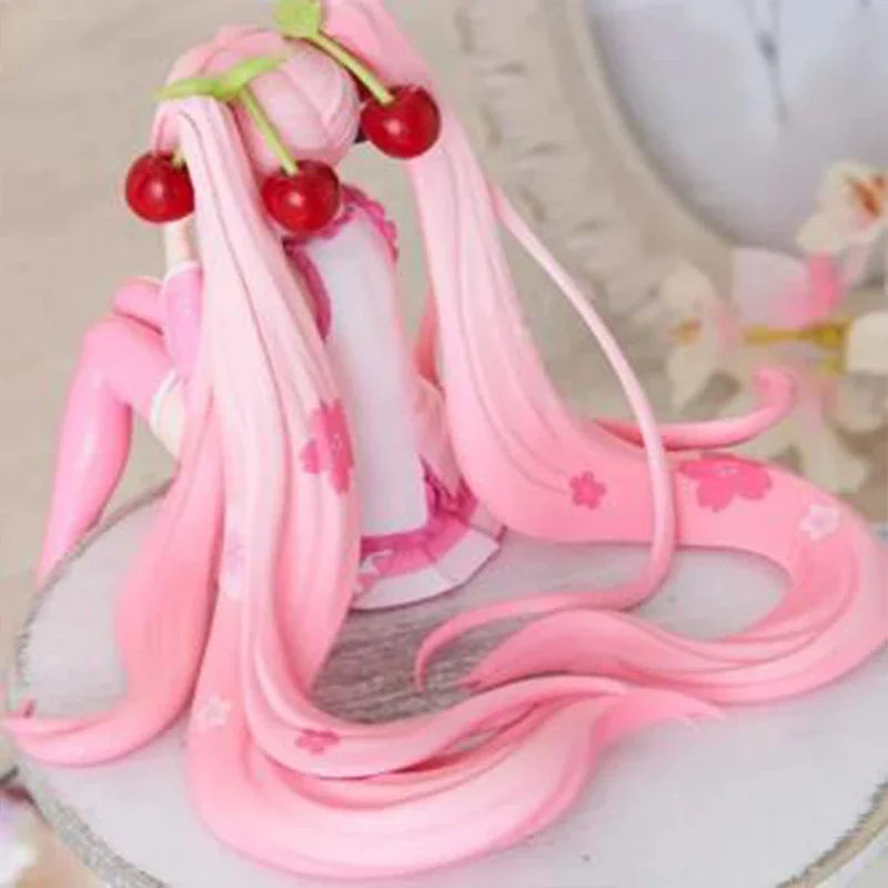 Anime Action Figure - Hatsune Miku Pink Dress PVC Collectible Toy