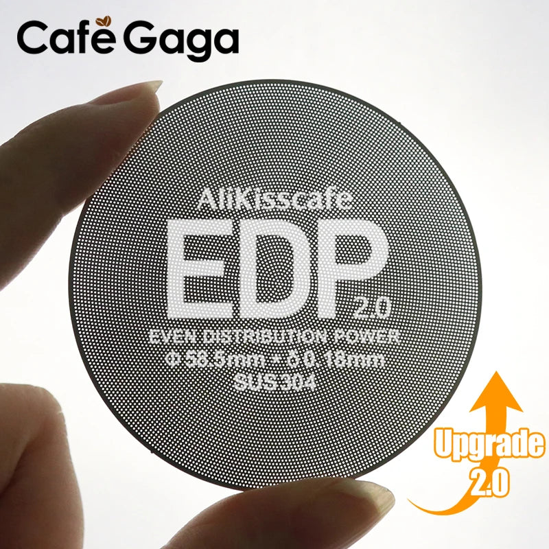 Espresso Puck Screen 0.2mm Thickness Stainless Steel Mesh Barista Tool - Reusable Heat Resistant Filter