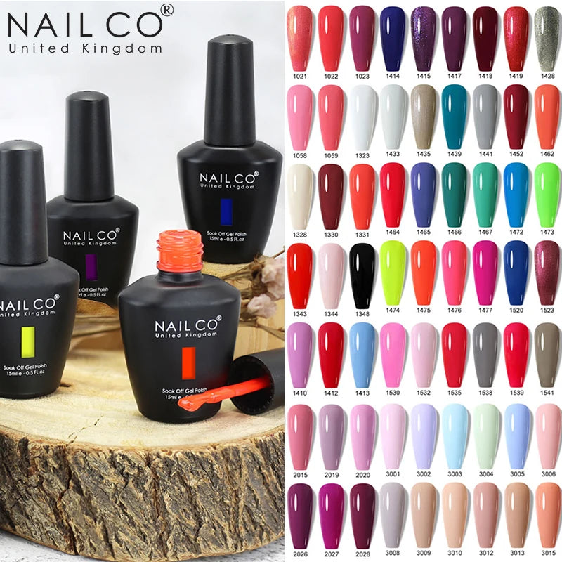 15ml TPO-Free Gel Nail Polish Semi-Permanent Manicure Top Coat UV Gel