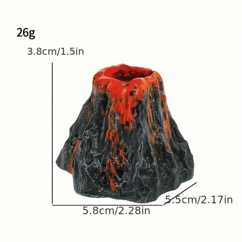 Resin Fish Tank Decoration Landscaping Aquarium Volcano Ornament - Home Decor