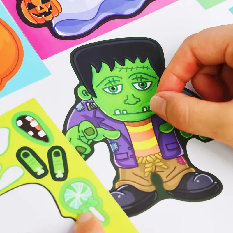 Halloween Character Sticker Sheets for Decorations Party Favors Crafts 8-40 Sheets