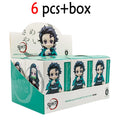 Anime Demon Slayer Action Figure Set Tanjiro Kamado & Nezuko PVC Model Toys