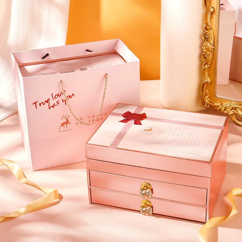 Makeup Kit 20-Piece Cosmetics Set Gift Box for Birthdays & Valentine's