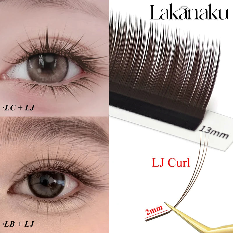 Premium Fluffy False Eyelash Extensions - Volume, Curled & Natural Look