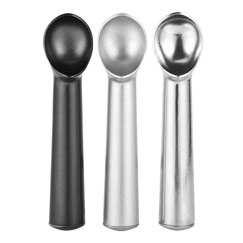 Stainless Steel Ice Cream Scoop - Non-Stick, Anti-Freeze, Portable Kitchen Tool
