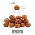 Miniature Resin Pumpkins for Halloween Decor, Garden & Craft Projects - 20PCS