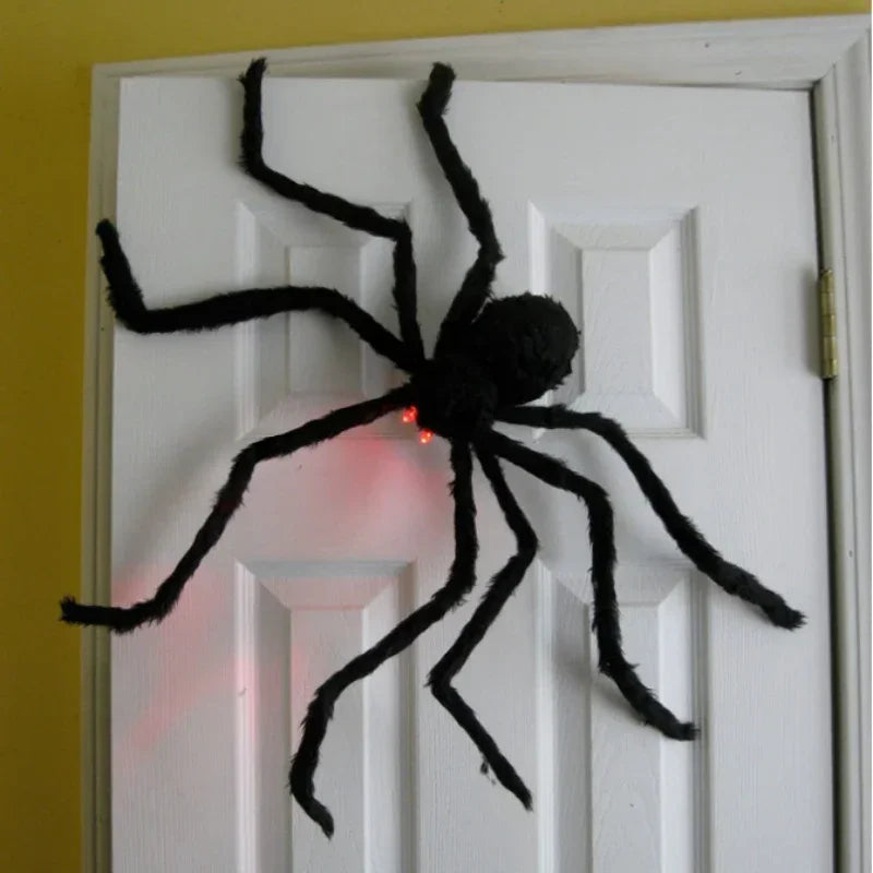 Giant Black Spider Halloween Outdoor Decoration Props for Haunted House & Party