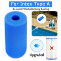 Reusable Biofoam Swimming Pool Filter Cartridge for Water Cleaning - Concentric Cylindrical Sponge