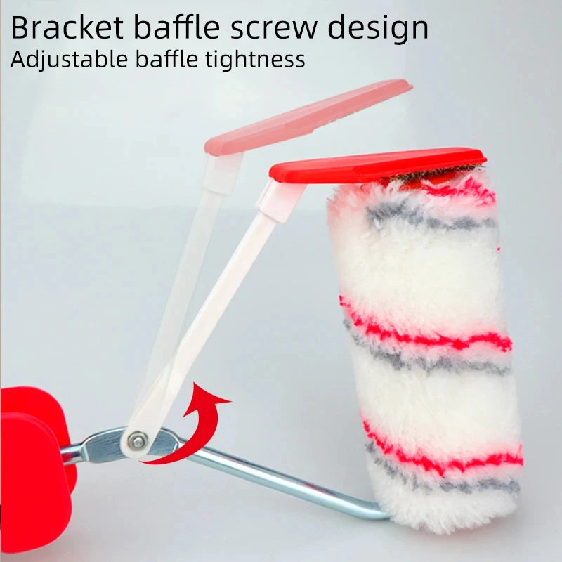 Multifunctional 4-Inch Wall Paint Brush Corner Drum Tackle Roll Decorative Tool