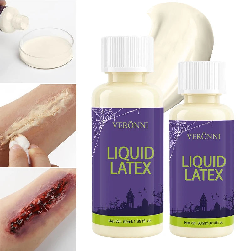 2pcs Liquid Latex SFX Makeup Kit for Special Effects and Costume Looks