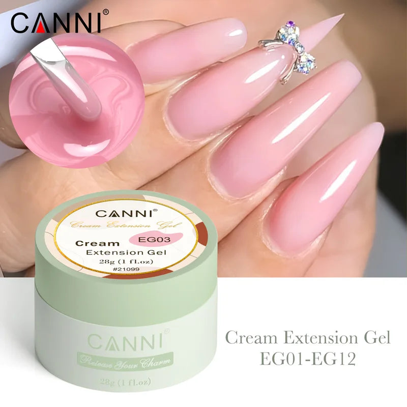 28g TPO Free Nail Extension Gel for French Nail Art DIY Manicure Tips