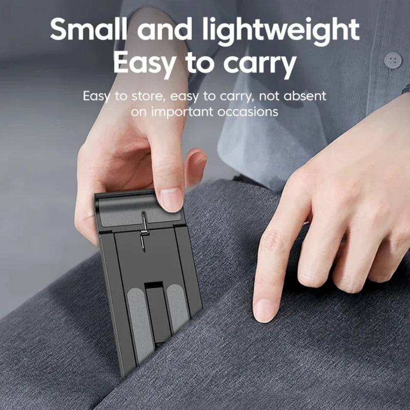 Foldable Mobile Phone Stand for iPad & Smartphone - Portable Desktop Holder