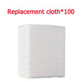 Disposable Flat Mop Cloths for Wet & Dry Floor Cleaning - 360° Rotating, Household Dust Removal
