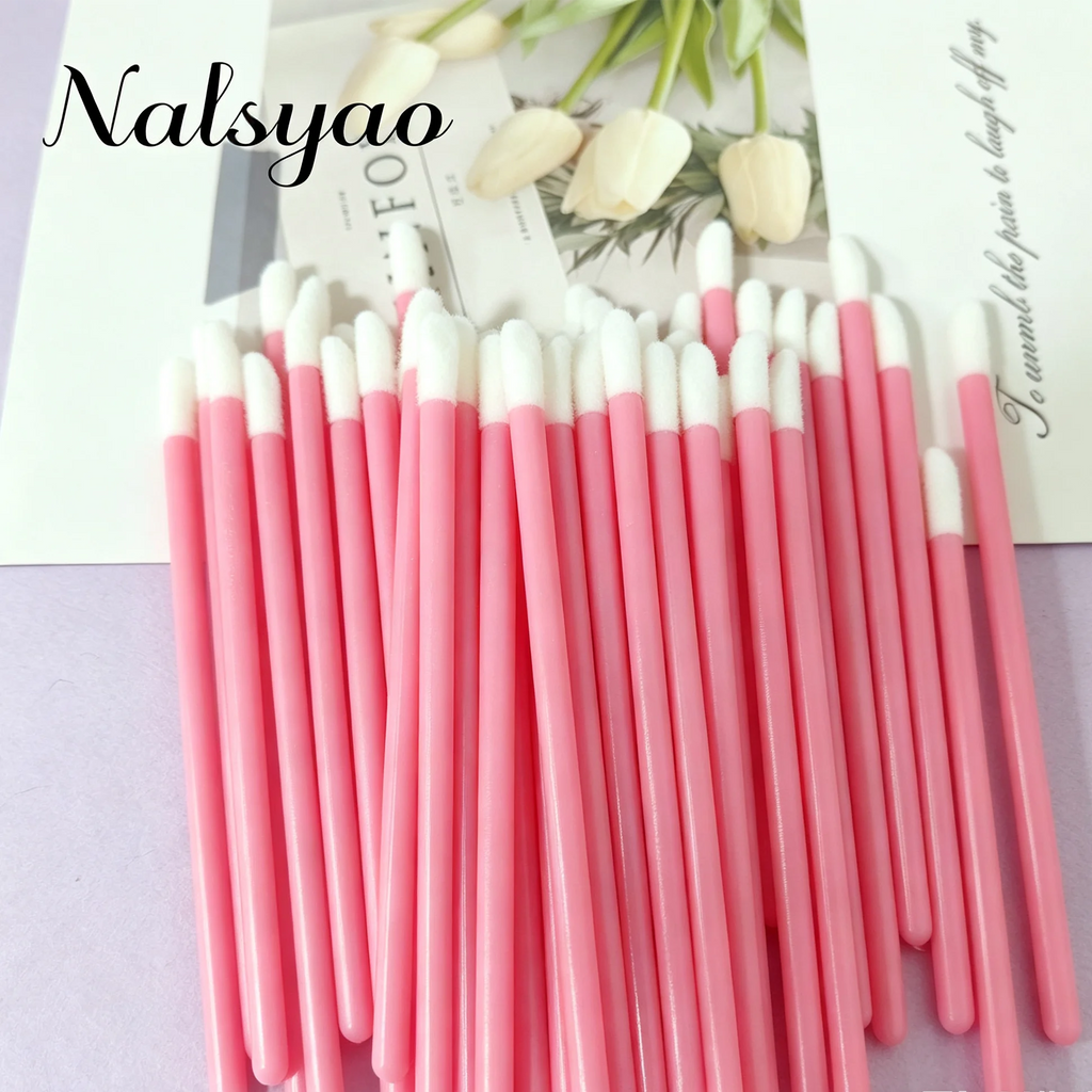 Wholesale 500pcs Disposable Lipstick Lip Brush Applicators Makeup Tools