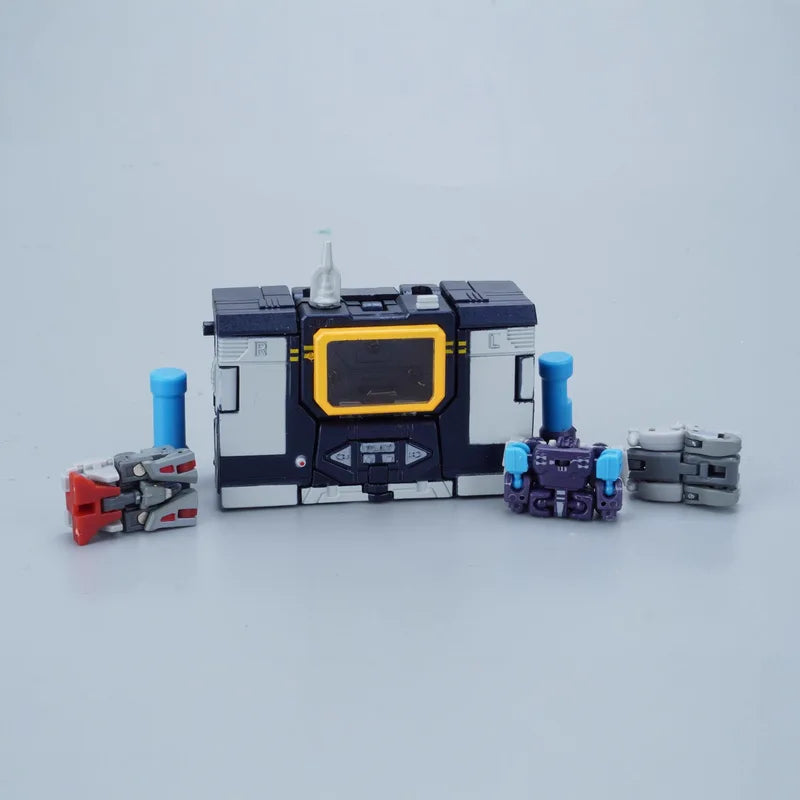 Transformable Action Figure Robot Toy - 11cm Mini Soundwave with Tape Conversion