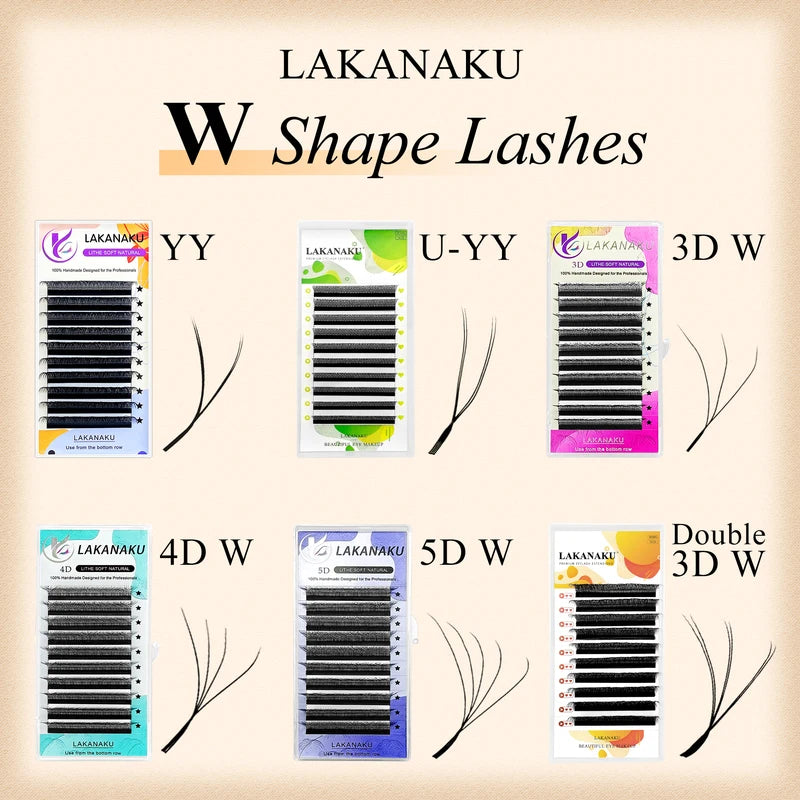 Eyelash Extension Fans - Premade 3D/4D/5D/6D/7D Voluminous False Lashes
