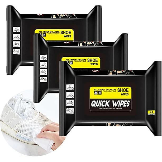 Disposable Shoe Cleaner Wipes Pack of 12-80 Pcs Portable Sneaker Erasers