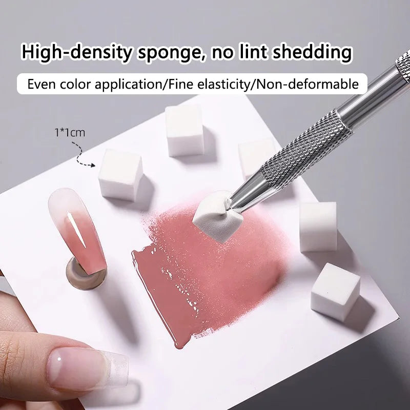 50pcs Gradient Nail Art Stamper Tools Set for Manicure & Nail Design