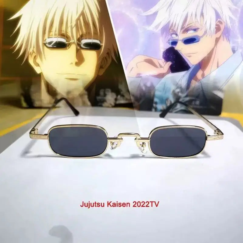 Anime Cosplay Patch Glasses with Mask for Jujutsu Kaisen Halloween & Party