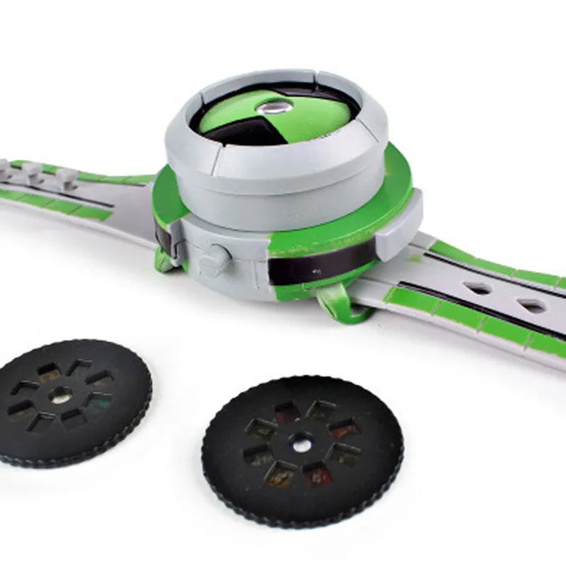 Kids Omnitrix Watch Toy with Projector and Multiple Colors - Ben 10 Style Kids Gift