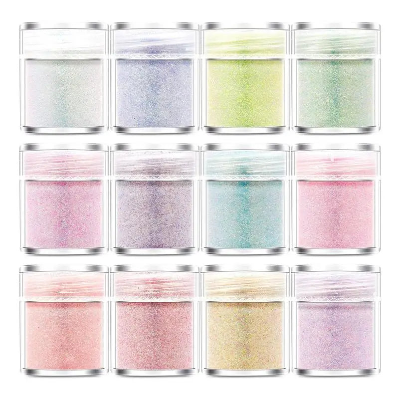 Glow Powder for Epoxy Resin Jewelry Nail Art Glitter - Luminous Pigment Set