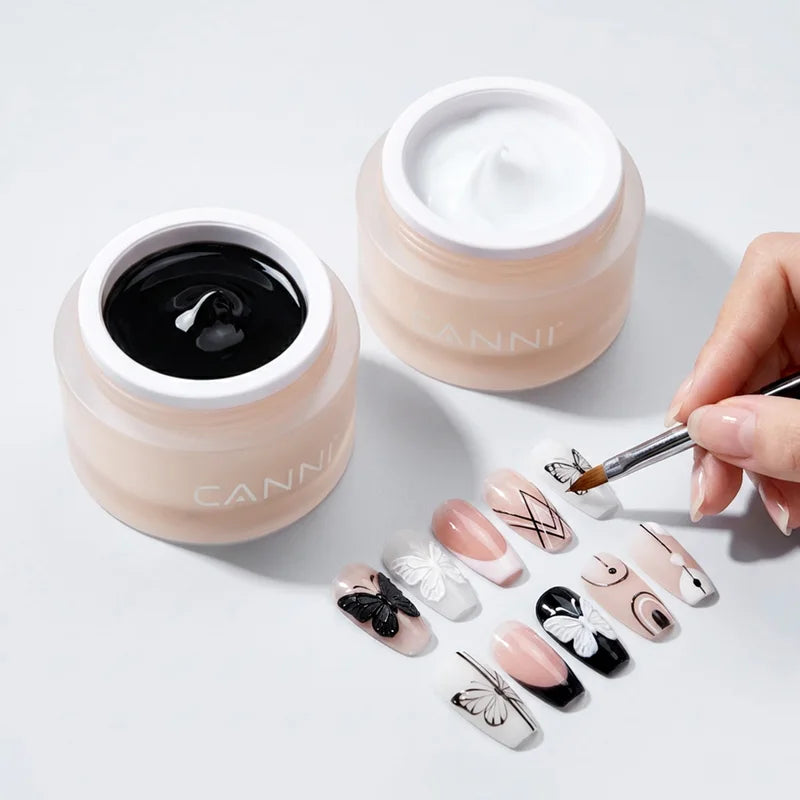 3D PVC Nail Sculpting Gel No Wipe French UV LED Soak Off 10ml
