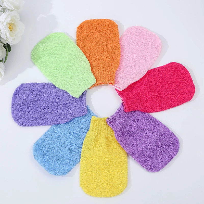 Exfoliating Body Massage Sponge Bath Gloves for Skin Cleaning and Relaxation