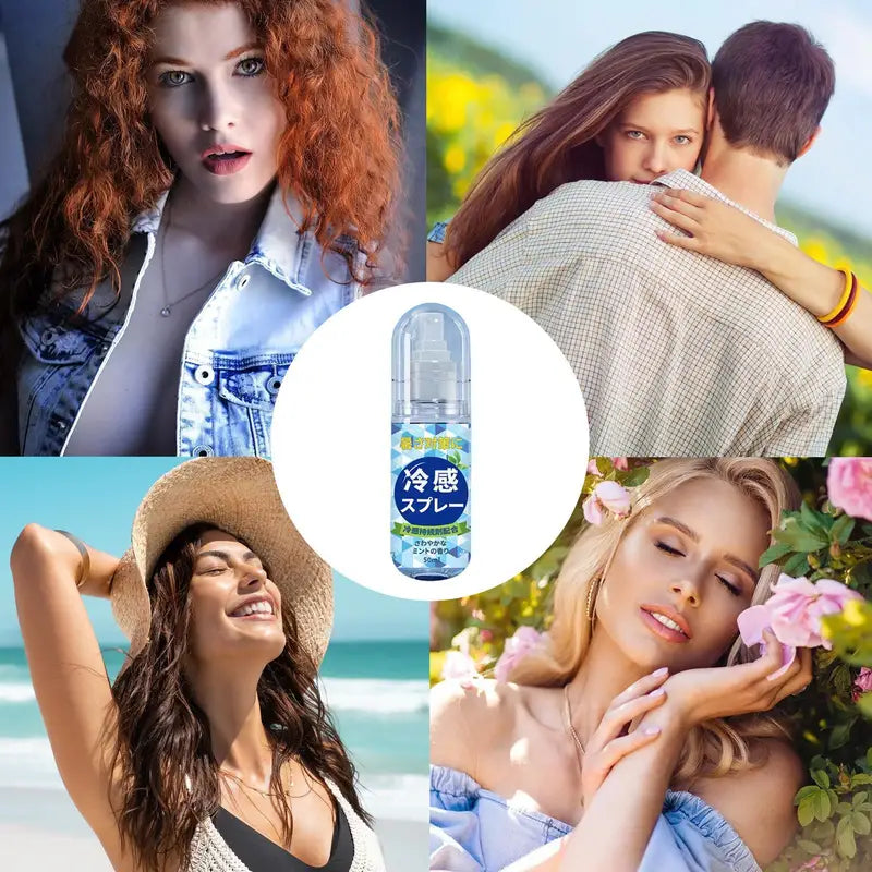 Portable Cooling Spray for Face & Body - Long-Lasting Hydrating Summer Mist