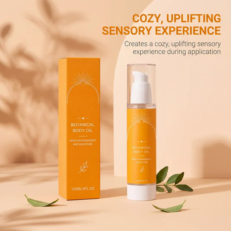 Botanical Body Moisturizing Oil for Soft, Glowing Skin - Daily Care, 3 Variants