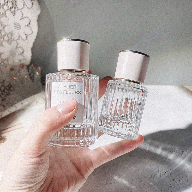 30/50ml Refillable Glass Perfume Spray Bottles - Portable Cosmetic Atomizers