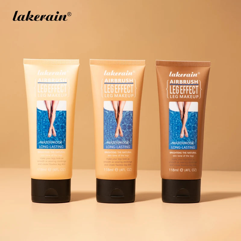 Waterproof Body Foundation & Tanning Lotion for Flawless Legs - Medium Bronze