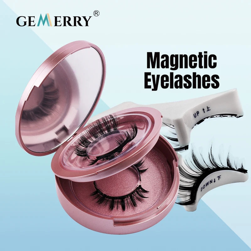 Magnetic Eyelashes with Applicator - Reusable Natural Look False Lashes Kit
