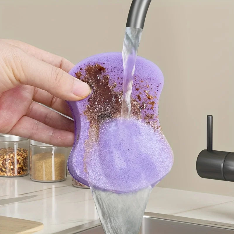 12-Pack Heavy Duty Dishwashing Sponges Kitchen Scrub & Multi-Purpose Cleaning Pads