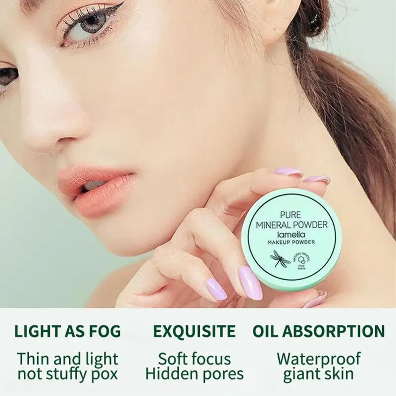 Matte Translucent Setting Powder for Flawless Makeup - Oil-Free & Long-Lasting