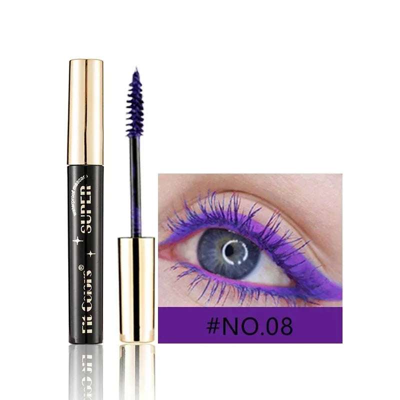 Waterproof Thick Curl Lengthening Mascara - Natural Long-Lasting Eye Makeup