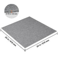 Self-Adhesive Carpet Tiles for Indoor Outdoor Floor Renovation - Padded & Easy to Install