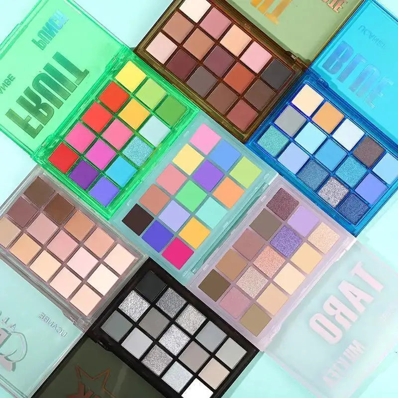 Colorful Macaron Eyeshadow Palette - 15 Shades, Matte & Vibrant Colors