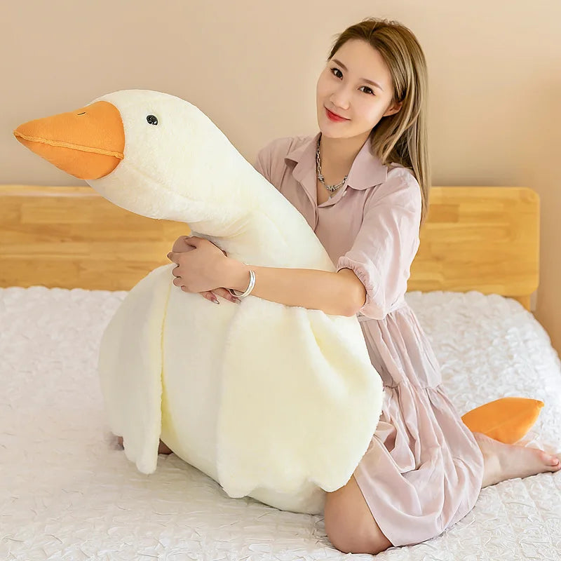 Cute Goose Plush Pillow - Soft Duck Sleeping Cushion for Sofa & Kids